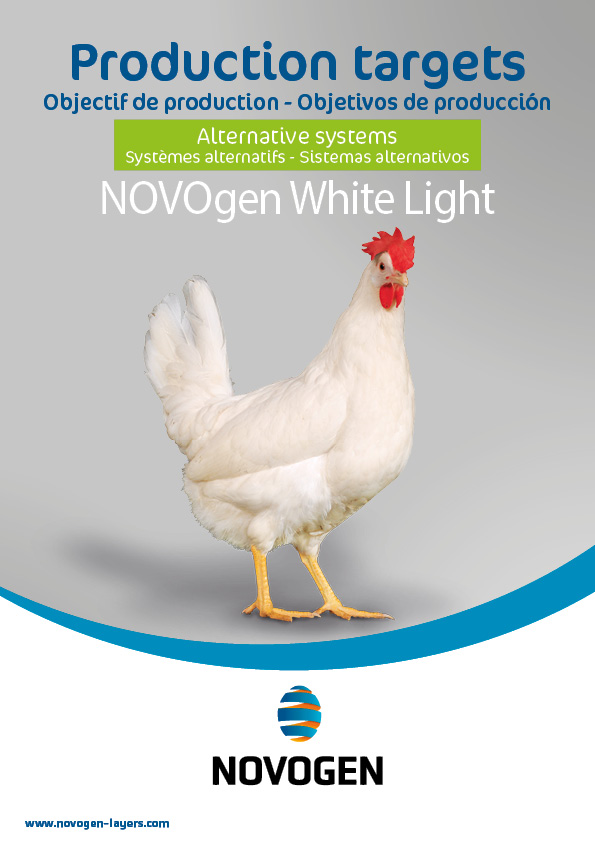 Novogen Silver PONEDORAS COMERCIALES : OBJETIVOS DE PRODUCCIÓN NOVOgen White Light ...