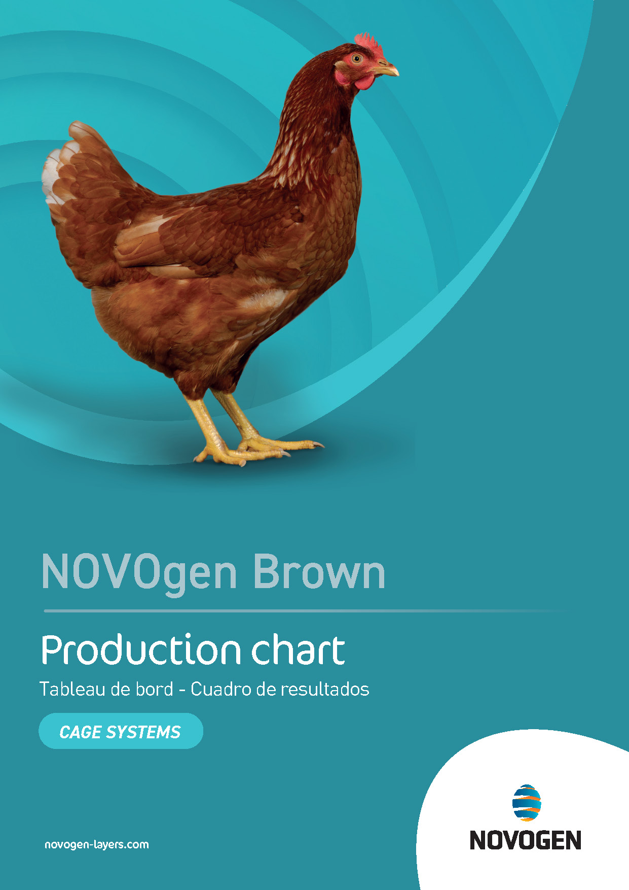 Novogab Commercial Layers : Production Chart NOVOgen Brown Cage - Novocenter